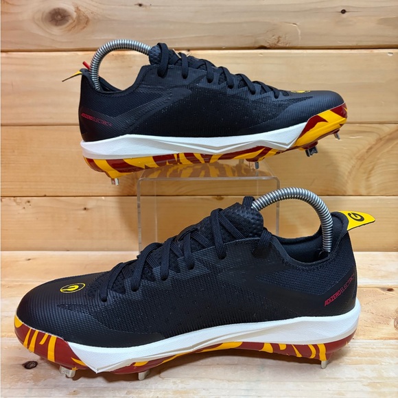 New Adidas Adizero Electric+ Black Baseball Cleats Grambling State JQ8530 M 6.5 - Picture 2 of 7